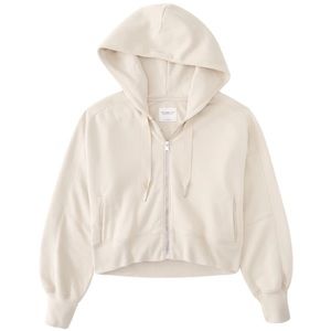 Abercrombie & Fitch 90s Sharkbite Full-Zip Hoodie